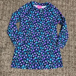 Lilly Pulitzer EUC Girl's Mini Beach Comber Dress in Spotted in the Wild S 4-5